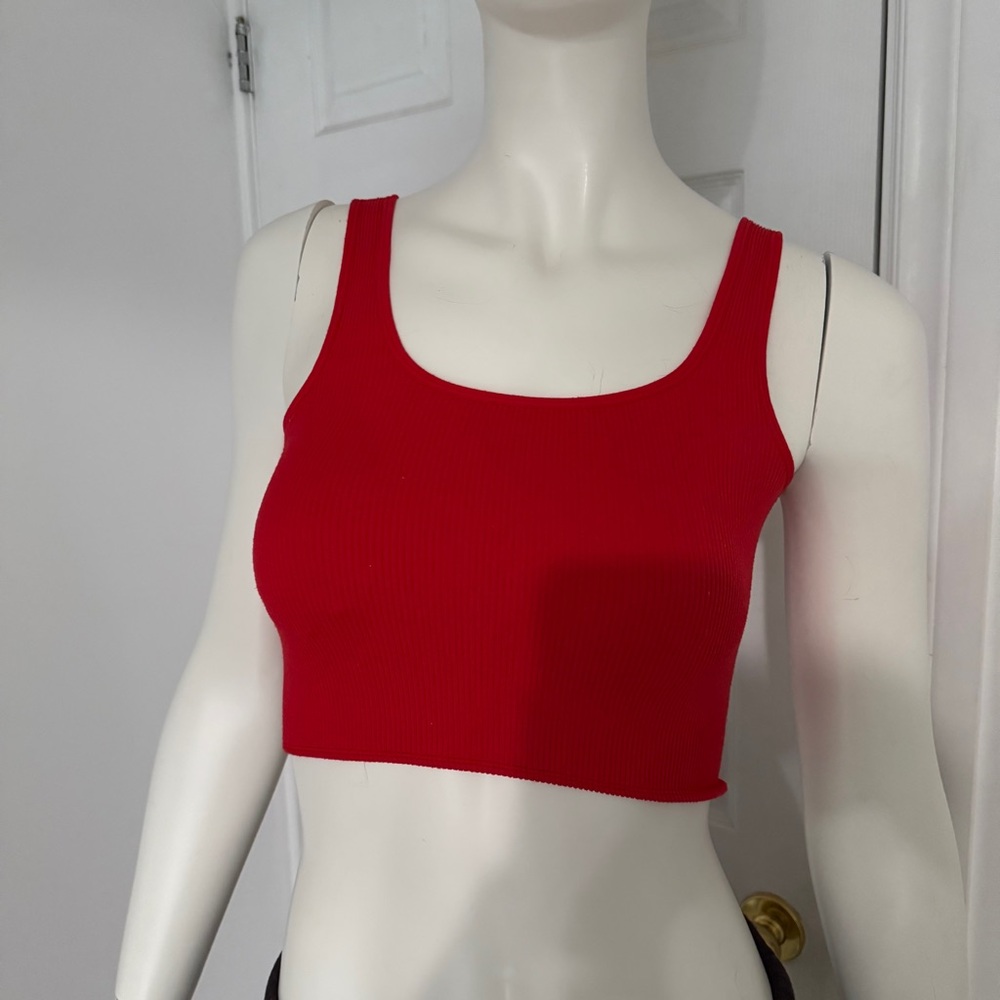 Forever 21 Vibrant Red Knit Top